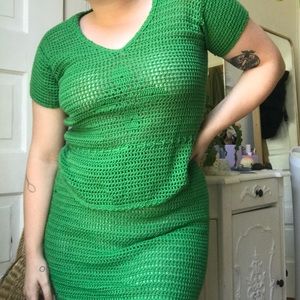 Handmade Crocheted Matching Two Piece